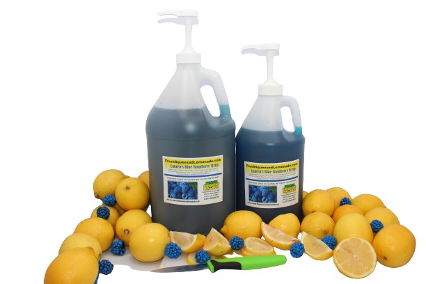Lauren's Blue Raspberry Syrup ( choose Size)
